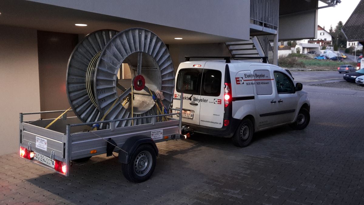 Netzbau - Referenz von Elektro Beyeler GmbH, Aristau Althäusern im Freiamt Kanton Aargau